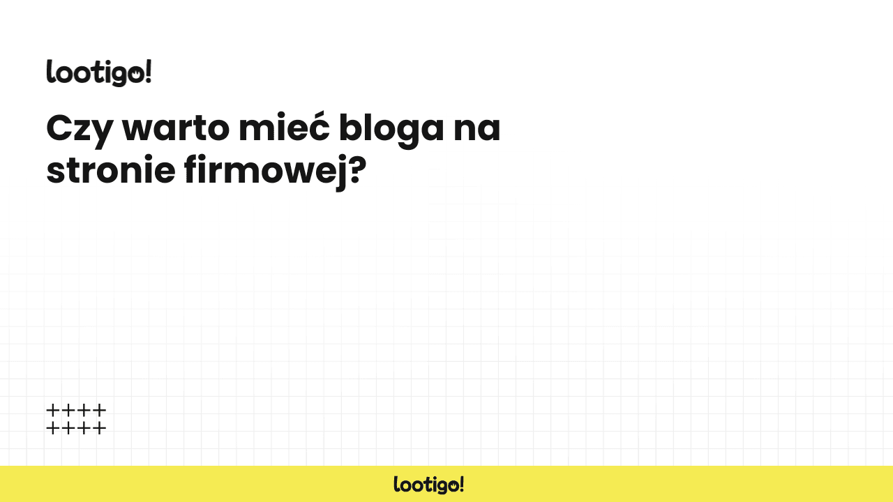 Czy warto mieć bloga na stronie firmowej?